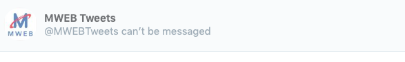 NatashadDe's tweet photo. @MWEBTweets Cant DM you anything... Your @mwebtweets not allowing messaging. https://t.co/QNVLvT88G1