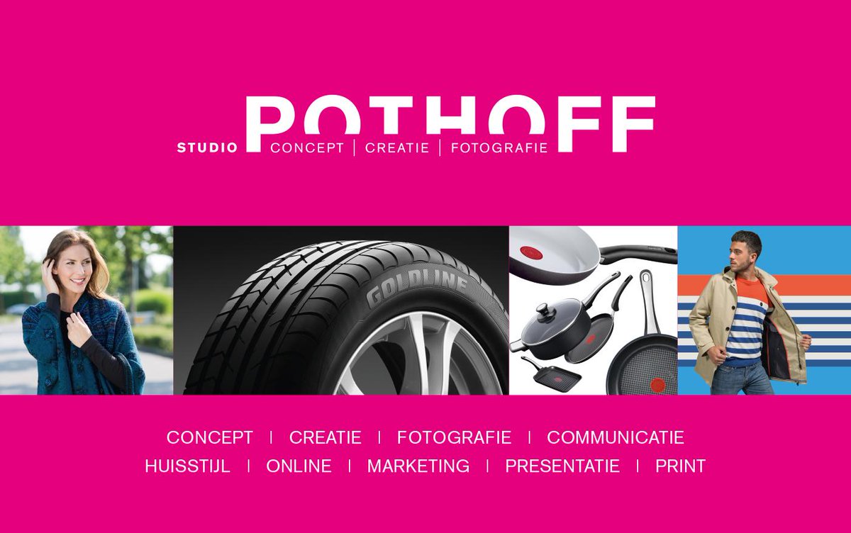 StudioPothoff's tweet photo. Als je iets in ‘online’ doet, moet je het ook ‘online’ promoten! #concept #creatie #fotografie #communicatie #huisstijl #online #marketing #presentatie #print #vormgeving #socialmedia #Website https://t.co/bKCQWNWsVb