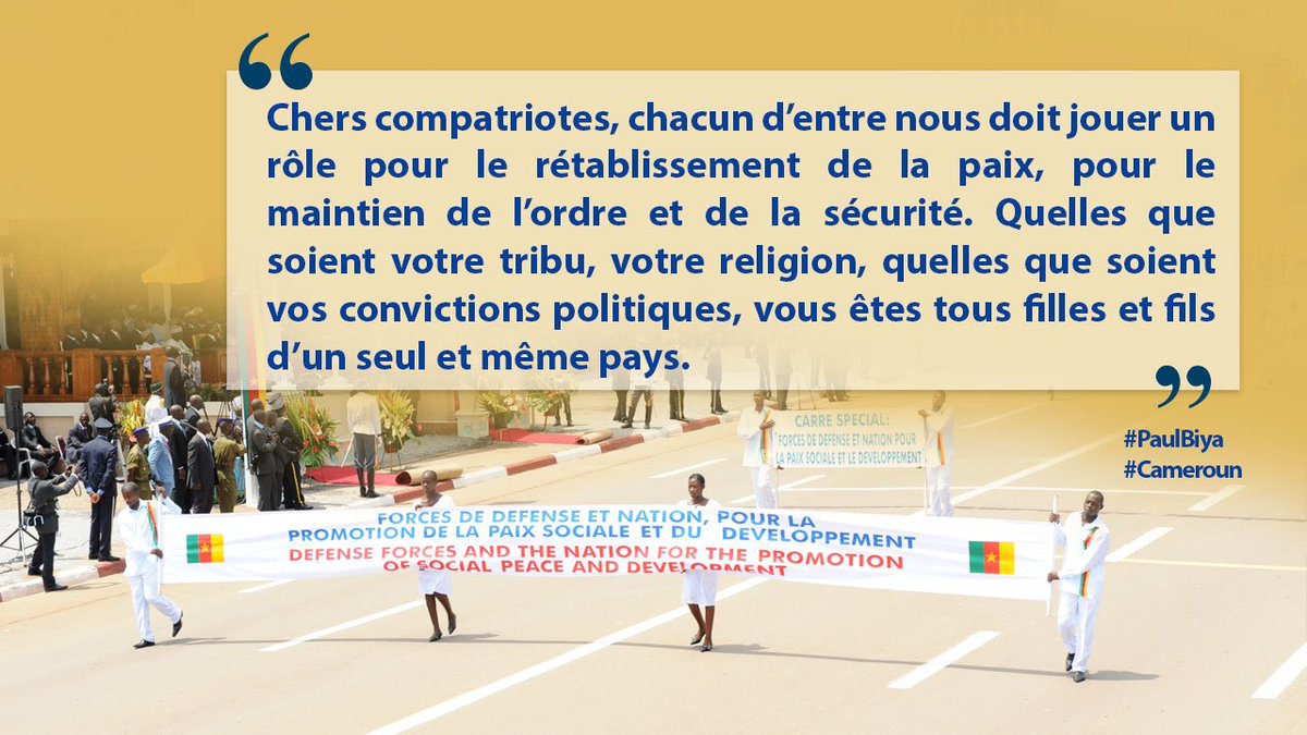 President Paul BIYA tweet media