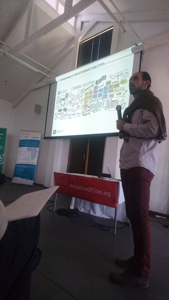 CityMetabolism's tweet photo. Stephen Davis from @c40cities shows how @CityofCT can achieve #carbonneutrality with #focussedacceleration (@McKinsey.) We need #stakeholdersupport #partnerships and to tackle #inequality.
Everybody is affected, because we are all connected. 🌍❤ #oneworld #onelove https://t.co/mzMxZPbzzQ