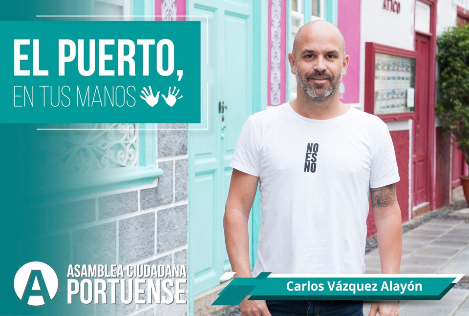 davidpuertocruz's tweet photo. Carlos Vázquez, nuestro trabajador social con su gran trayectoria profesional, que luchará para que se aumente esa ridícula partida presupuestaria que sólo dedica un 2% a bienestar y vivienda. #ElPuertoEnTusManos https://t.co/mpGPeKXlpY
