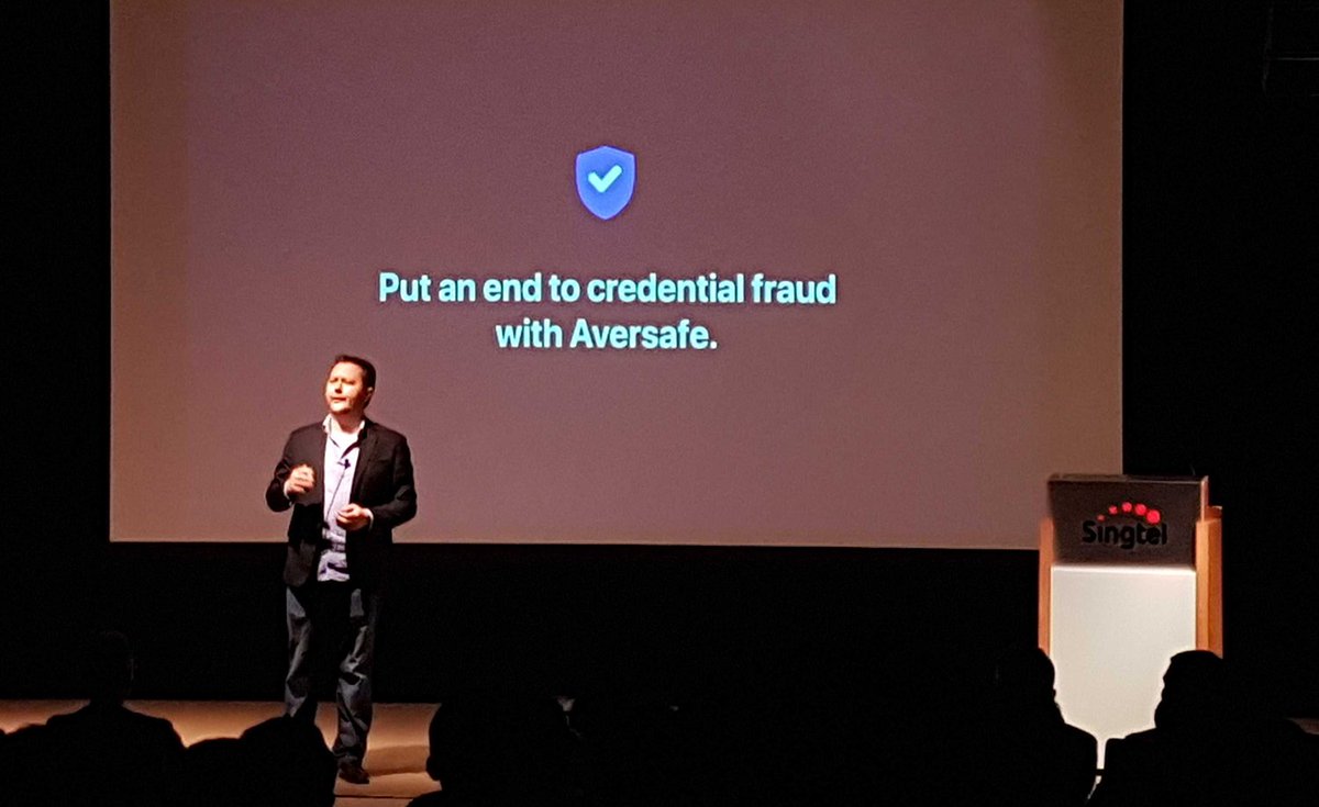 AversafeHQ's tweet photo. @AversafeHQ comes to stop fraud. 
#aversafe #stopfraud #DemoDay #Cylonlab #ICE71 #Singapore https://t.co/PGuJNZ12TX