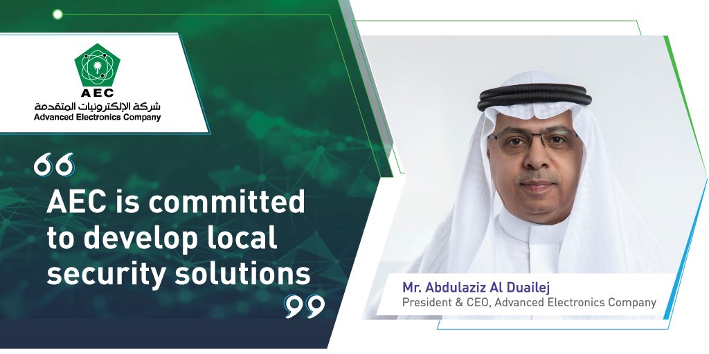 📣We are thrilled to announce <a href="/AECSaudiArabia/">الإلكترونيات المتقدمة</a> as the Advanced Technology Partner at SNSR Expo 2019! 
#Saudivision2030 #innovation #DigitalTransformation #CyberSecurity
