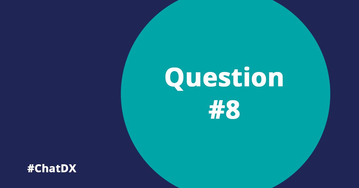 rwang0's tweet photo. Q8: How do we accelerate digital to deliver outcomes fast? #ChatDX https://t.co/QHVfMqNvqa