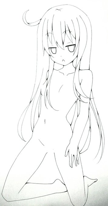 響ちゃん線画～～～ 