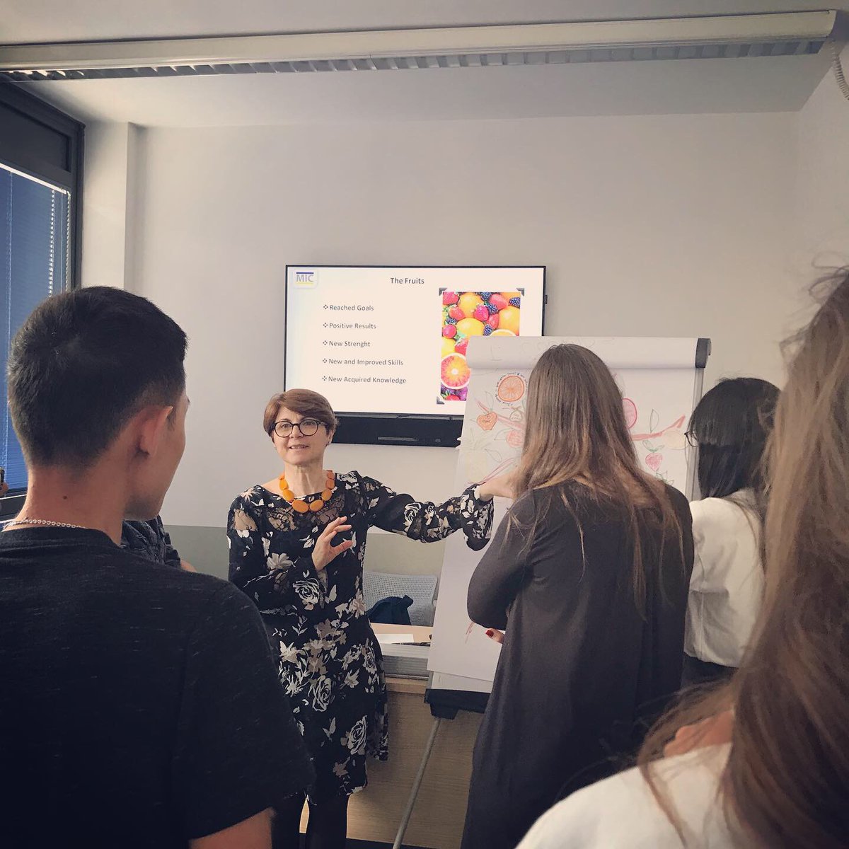 jointmic's tweet photo. MIC students finished their semester @uniiulm 
During the closing session they had the opportunity to think about their experience and the fruits they are nurturing thanks to the MIC Program.
#jointmic #unimastermic #internationalstudy https://t.co/DDh1hjhtT3