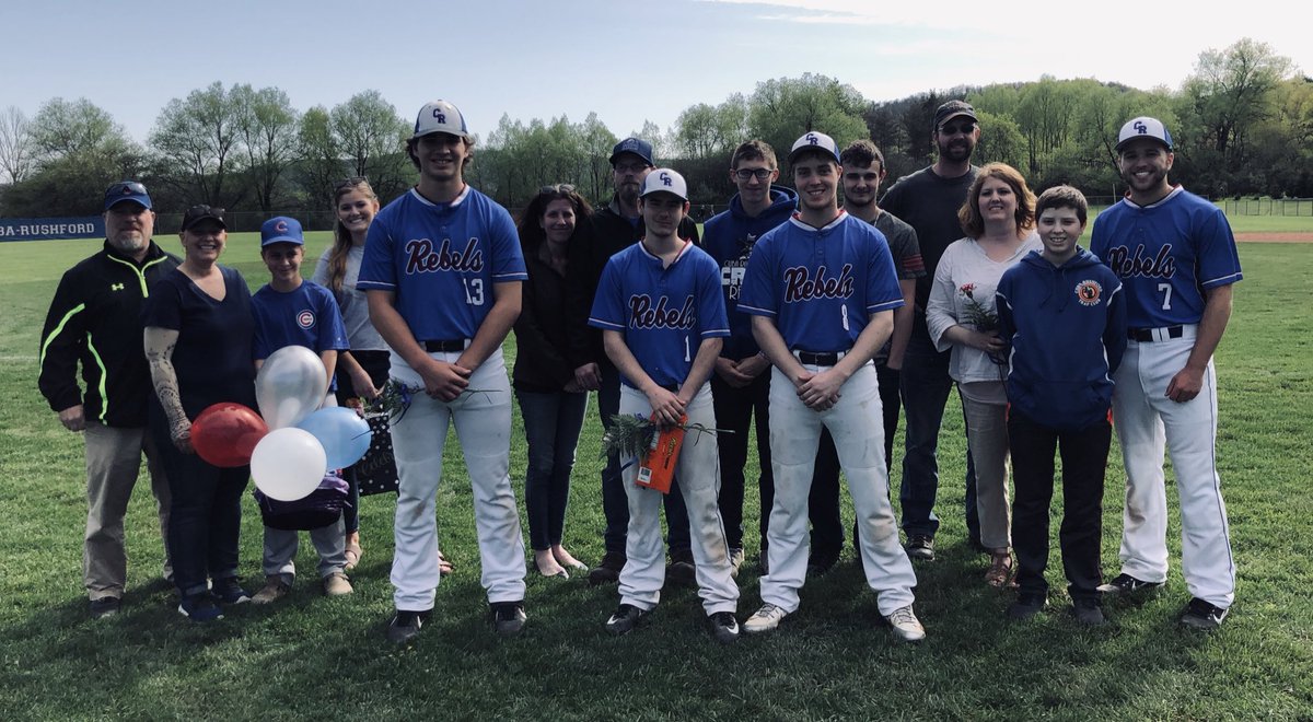 We honored our Rebel Baseball and Softball Seniors last night. #RebelsForever #mycrcs #ThankYou