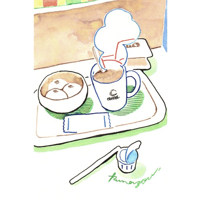 「coffee mug」 illustration images(Oldest｜RT&Fav:50)