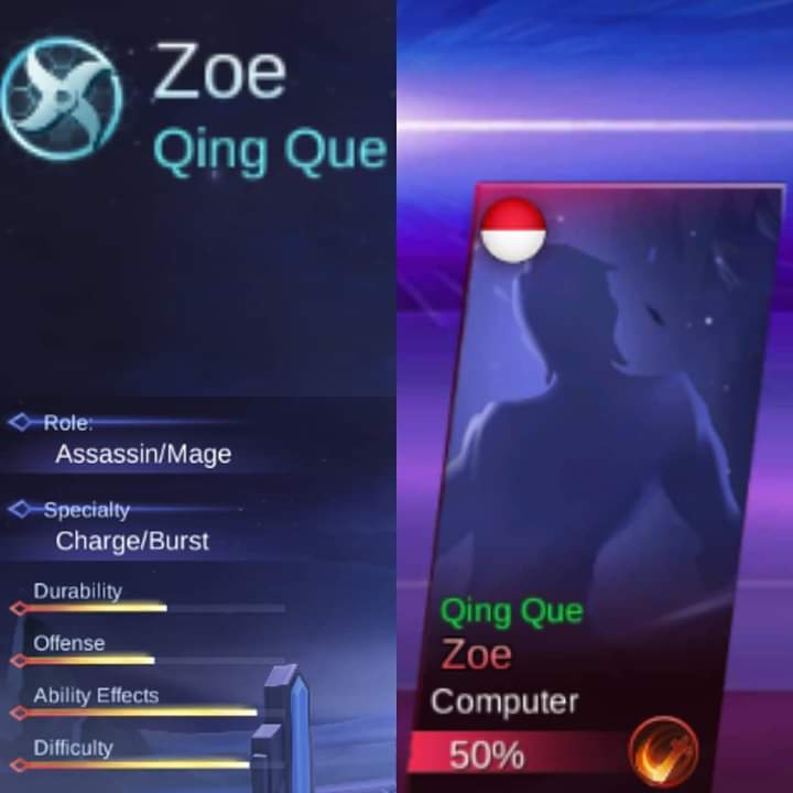 ml_leaks's tweet photo. [UPDATE]

New Hero: #Zoe 

Role: Assasin/Mage Hero

#MobileLegends #ML_Leaks https://t.co/dOvLRElO2a
