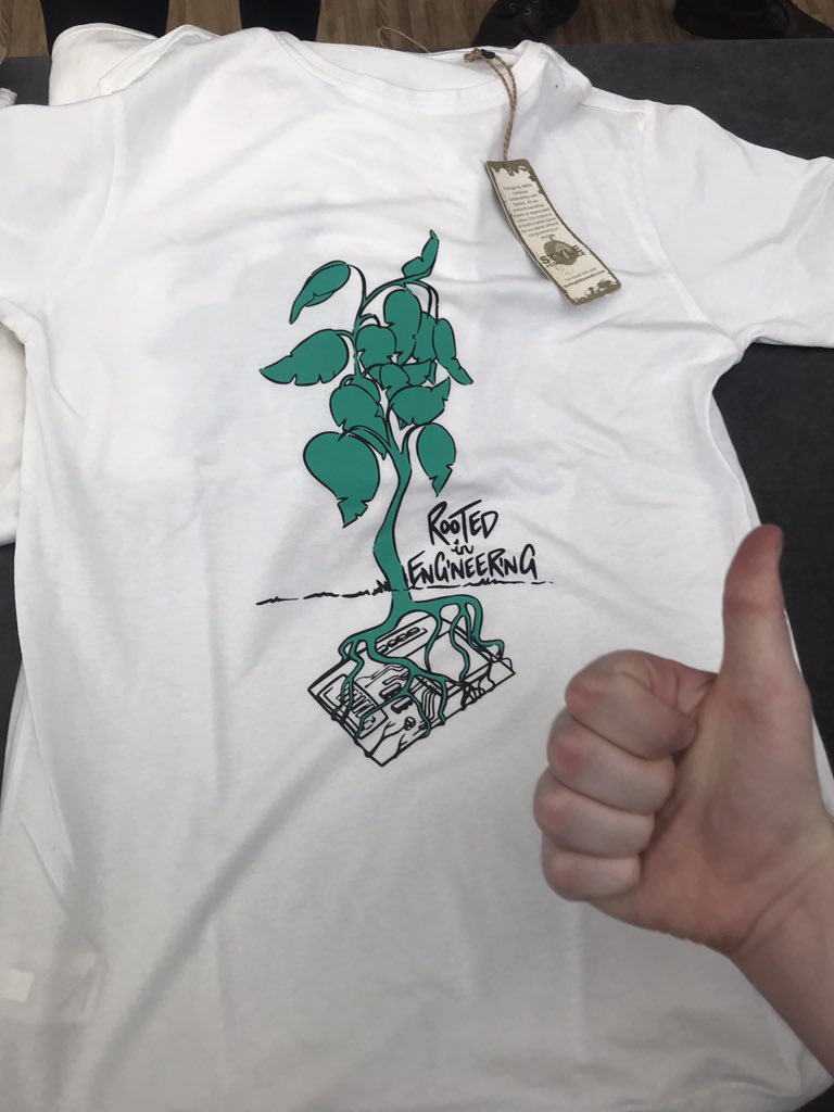 vikkiwalsh7's tweet photo. Our @capgeminiuk t-shirts are really proving popular... so popular weβve almost run out. But donβt worry, weβll have more delivered tomorrow. Do come back and collect one... but be quick π #RootedInEngineering https://t.co/4vhv8CE3C1