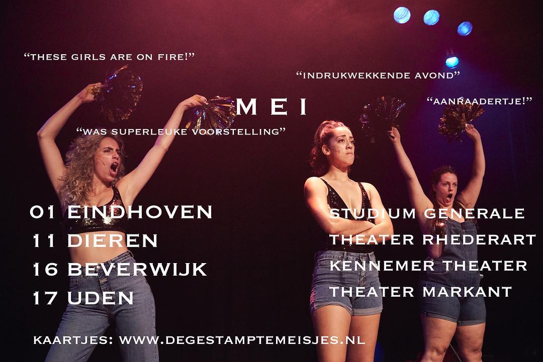 Het einde van BALLEN 2.0 voor dit #theaterseizoen komt in zicht, maar niet getreurd, <a href="/DeGestampteM/">De Gestampte Meisjes</a> zijn nog te zien op 11 mei in <a href="/RhederArt/">RhederArt</a>, 16 mei in <a href="/Kennemertheater/">Kennemer Theater</a> en 17 mei in @markantuden! #theend #ballen #dieren #beverwijk #uden #cabaret #meiden #trio