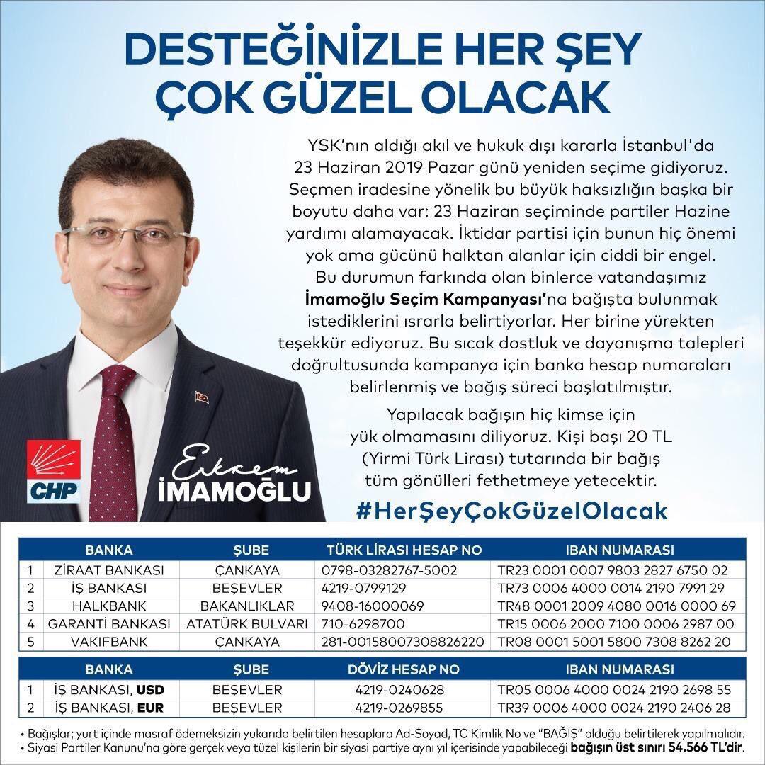 Biri "destek" mi dedi? 🤔😉😎
Hesapların alıcı adı: Cumhuriyet Halk Partisi
#HerŞeyÇokGüzelOlacak