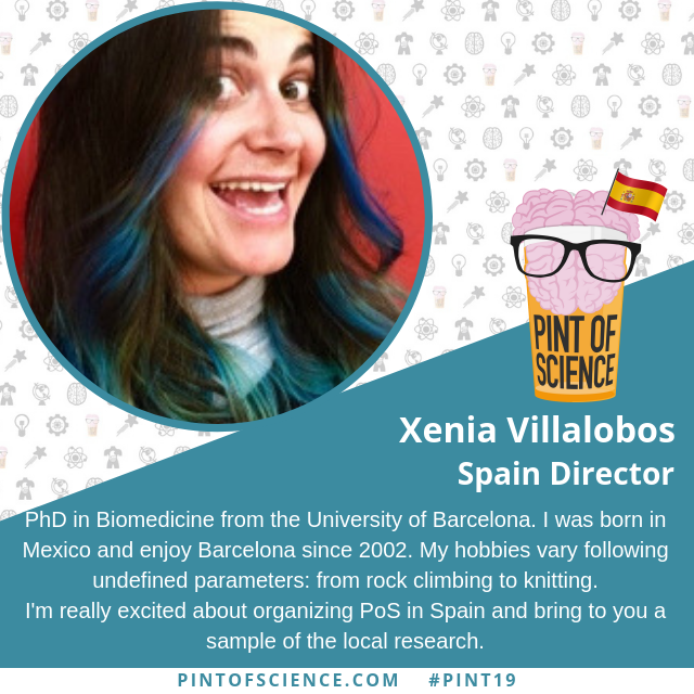 pintsworld's tweet photo. #pint19 director introduction you said? Yes exactly!
We stay in Spain today to meet Xenia Villalobos @xeniavillalb, one of our 3 Spain @pintofscienceES codirectors!
Hi Xenia 👋
All the #Pint19Directors can be found here https://t.co/Ki7F2yAWSO https://t.co/3DrdXws0Xh