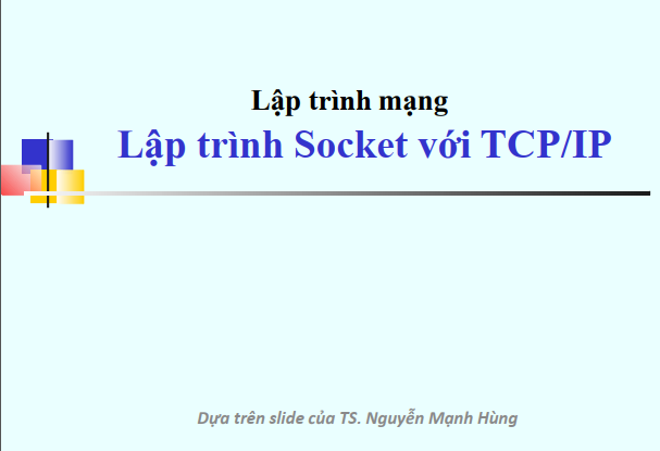 opebear's tweet image. Bài giảng lập trình mạng socket với TCP/IP
Tải về full bài giảng tại đây ( file pdf ): bit.ly/2JvjqLx
#programing
#socket
#tcp_ip
#dataShare
#shareEverything