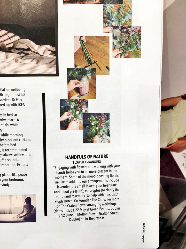 There's <a href="/thecrateflowers/">The Crate</a> looking great in <a href="/irishtatler/">Irish Tatler</a>!