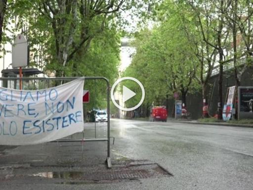 #Genova , la protesta dei commercianti di via #Fillak