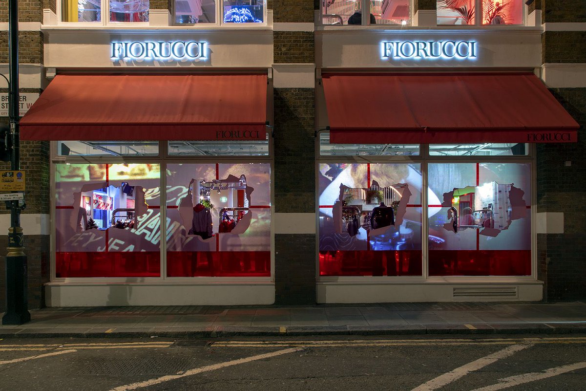 KitMapper (@kitmapperhq) on Twitter photo #TBT last Christmas when we worked with @fiorucci on their christmas window display. For this job we used four short throw projectors to projection map onto laser cut projection foil on the inside of the windows. #projectionmapping #shopdisplay #earlychristmas #production #TBT last Christmas when we worked with @fiorucci on their christmas window display. For this job we used four short throw projectors to projection map onto laser cut projection foil on the inside of the windows. #projectionmapping #shopdisplay #earlychristmas #production