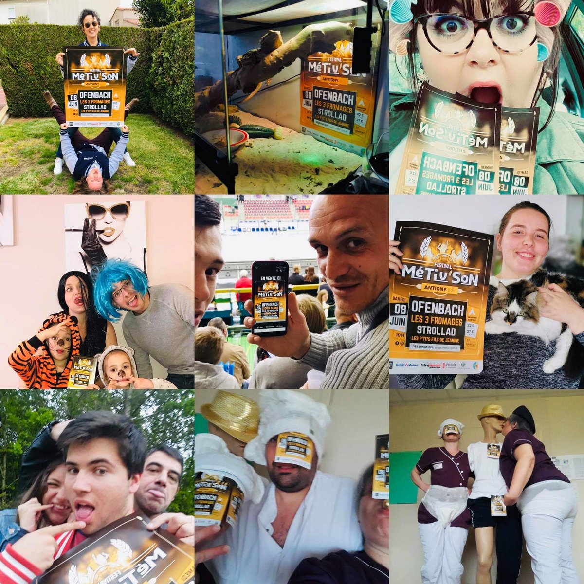 SonMetiv's tweet photo. #JEU_CONCOURS : Prenez une photo délirante avec nos flyers ou notre affiche et postez-là sur le post Facebook dédié à ça !

2 places seront offertes aux photos les plus originales ! 
Plus d'infos sur : https://t.co/EGdpyBLcx4 https://t.co/Yl9QDq4pOn