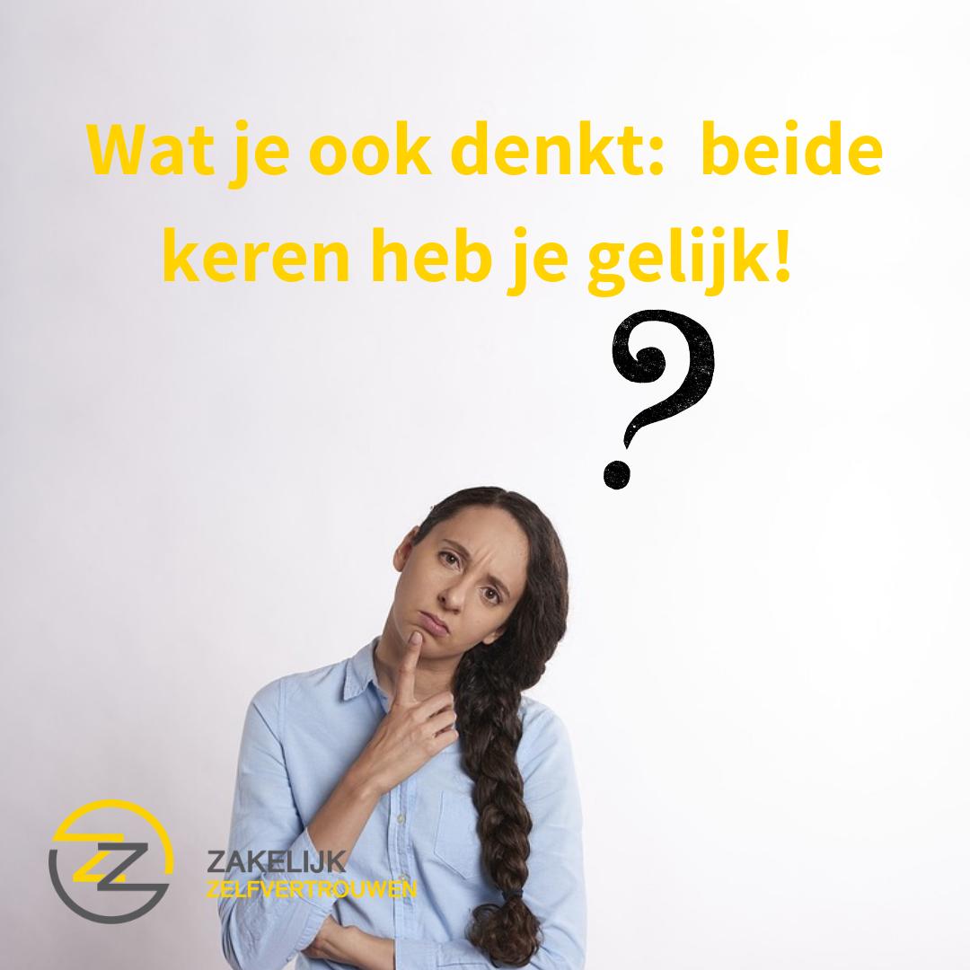 Doe ik het goed....of doe ik het niet goed.....? 
Wil je antwoord op deze vraag? Meld je dan nu aan: bit.ly/2Vq0u7d
