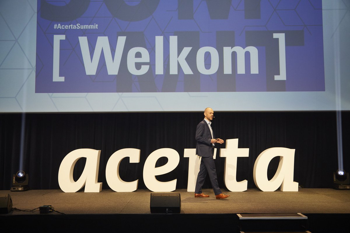 “In deze tijden van digitalisering en arbeidskrapte zijn talent en de kracht van mensen de sleutel.” CEO van Acerta <a href="/Chr_Deroose/">Christophe Deroose</a> op de #AcertaSummit.