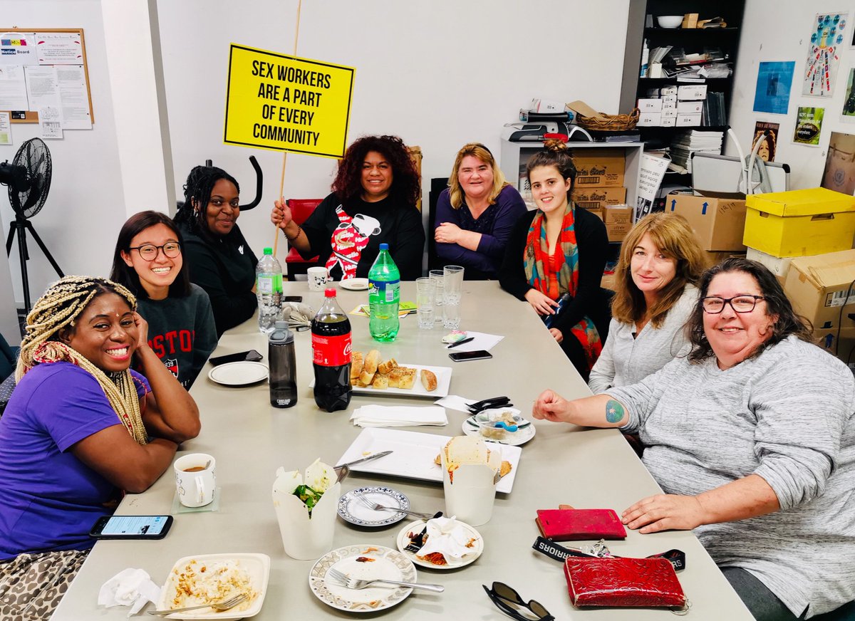 AnnahNzpc's tweet photo. Black Sex Workers Collective founder Akynos visiting NZPC Auckland sharing ideas 💡 on NZ Model and decriminalisation.
#decriminalisation 
#sexworkiswork
#NZPC #BSWC https://t.co/uTOLGBdRYT