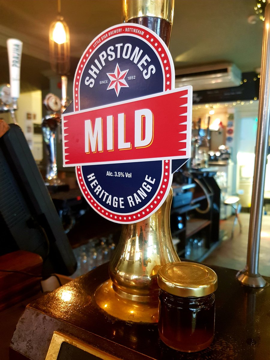 Now on the pumps, <a href="/ShipstoneBeer/">Shipstone's Beer Co.</a> 'Mild', earn a sticker for the 'Nottingham Ale Trail' or we could be your wild Card for the 'Mild May' trail <a href="/itsinnottingham/">It's in Nottingham</a> <a href="/NottinghamCAMRA/">Nottingham Drinker</a> #mild #MildTrail #mildmay #CAMRA #ale #aletrail #Nottingham #thecastle