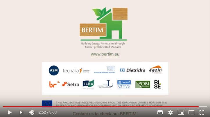 ProjectBertim's tweet image. youtu.be/hXgRomNkTFc
Watch this! BERTIM final video is ready!!! :)
Don&apos;t hesitate to check us out!
@PhilippeMoseley @H2020EE @EU_H2020 #energyefficiency #BIM @EU_BUILDUP