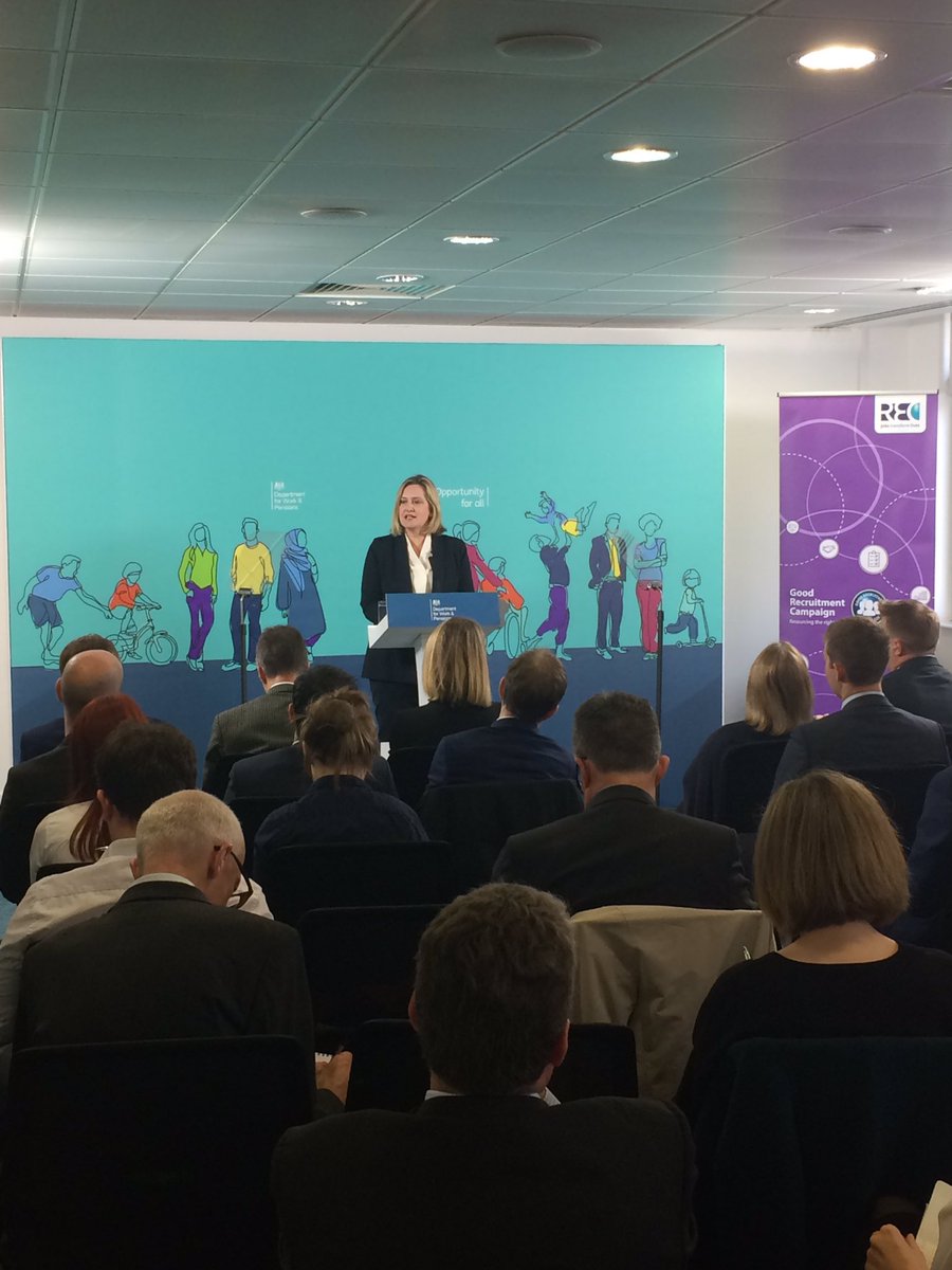 Secretary of State for Work and Pensions Amber Rudd joins us to talk about the #FutureofJobs and progression in work