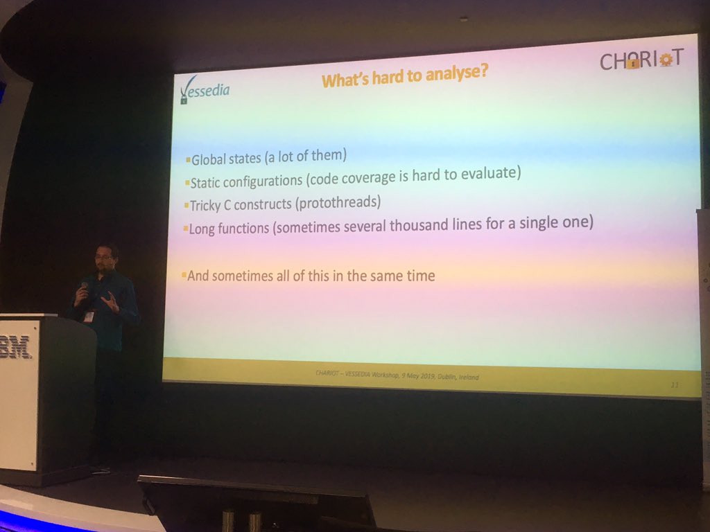 VESSEDIA_H2020's tweet image. 1st session continues with The Contiki Operating System presented by Vessedia’s own Allan Blanchard, INRIA @VESSEDIA_H2020 @CHARIOT_Project