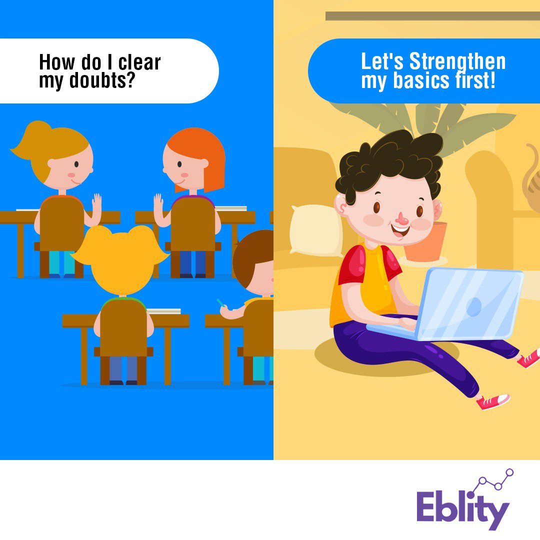 Eblity_'s tweet image. Is your kid too shy to raise their doubts?
With #Eblity he can clear his doubts on the go!

#AdaptiveLearning #DigitalTutor #Education #FunLearning