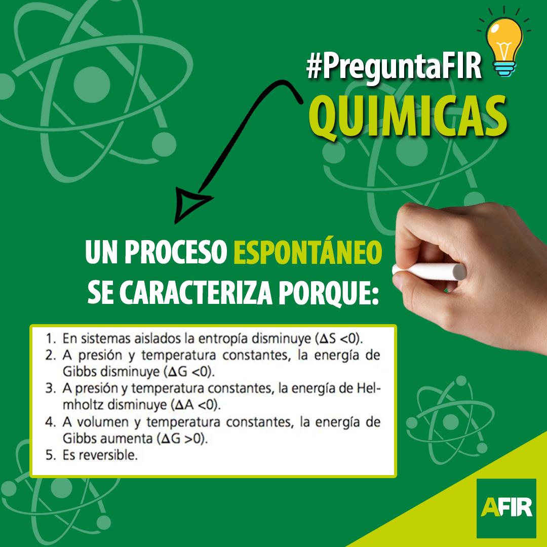 AFIRacademia's tweet photo. #PreguntaFIR💡
-
UN PROCESO ESPONTÁNEO SE CARACTERIZA PORQUE...❓
MAÑANA os diermos la respuesta!!
-
¿OS GUSTARÍA OBTENER TODO EL MÓDULO DE QUÍMICAS GRATIS?😱🤩
¡Apúntate a nuestro #IntensivoDeVerano en cualquiera de nuestras sedes #Madrid #Sevilla #Salamanca y #online!!! https://t.co/cJg0xNBTwR