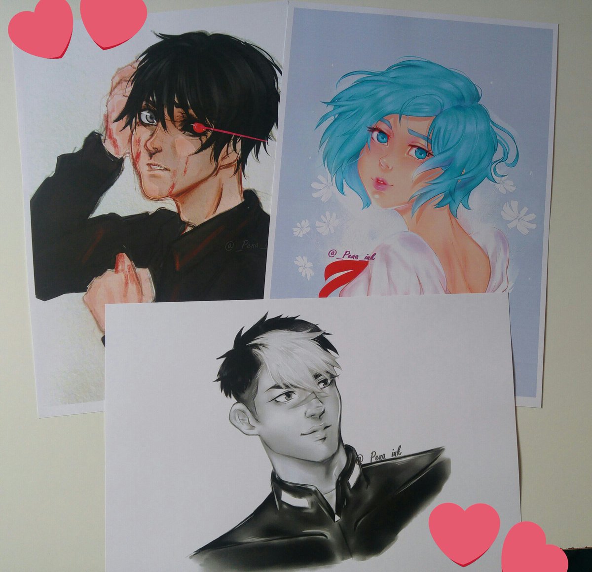 inkbender_'s tweet photo. Some prints and originals(watercolors) for tomorrow😍😍😍 i love how they turned out and it's the first Comic con I'm attending so I'm pretty excited💕💕
#Art #digitalart #prints #ComicCon #comiccon5 #comicconthessaloniki #THESSALONIKI https://t.co/b7dcj9Ht9p