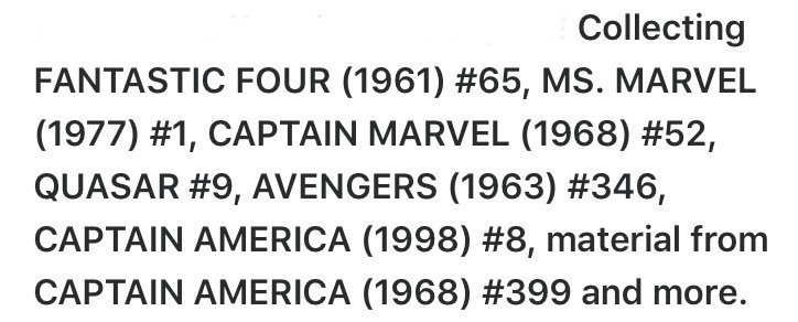 dano_cosmic's tweet photo. New ✨#MarvelCosmic✨ #comics next week for #NCBD (week of 5/15/19) Thread (Cont)
✨
#CaptainMarvel #StarForce TPB
✨
#StanLee #JackKirby #SteveEpting
✨
#Quasar #DrMinerva #Korath #RickJones #BronChar #RonanTheAccuser #CaptainAtlas #FantasticFour #Avengers https://t.co/LphEC9vTpO