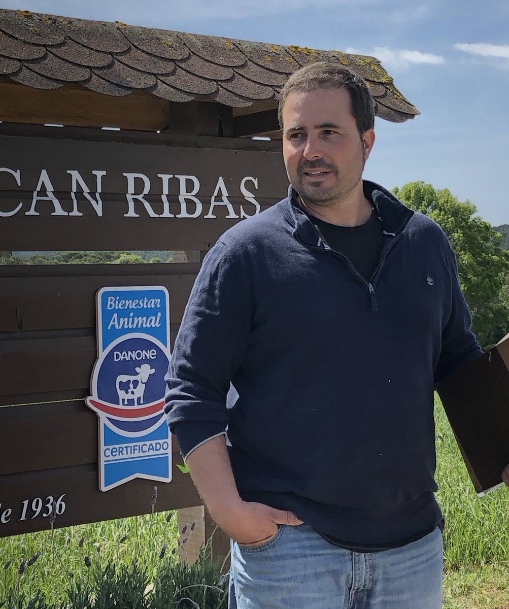 lfcollaco's tweet photo. Meet Josep Maria, a local dairy farmer at Can Ribas farm!
In 1936 his great-grandparents bought the farm and started the dairy activity with only 4 cows! Things got better and now there are more than 400 animals that provide daily milk to @danone_es facilities. @Danone https://t.co/qtO3OCNlZH