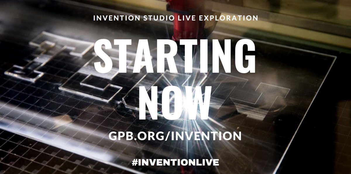 GPBEducation's tweet photo. NOW: Watch #InventionLive on https://t.co/FVnZdQXOuQ or your local GPB TV channel https://t.co/QeVQxFzYtV