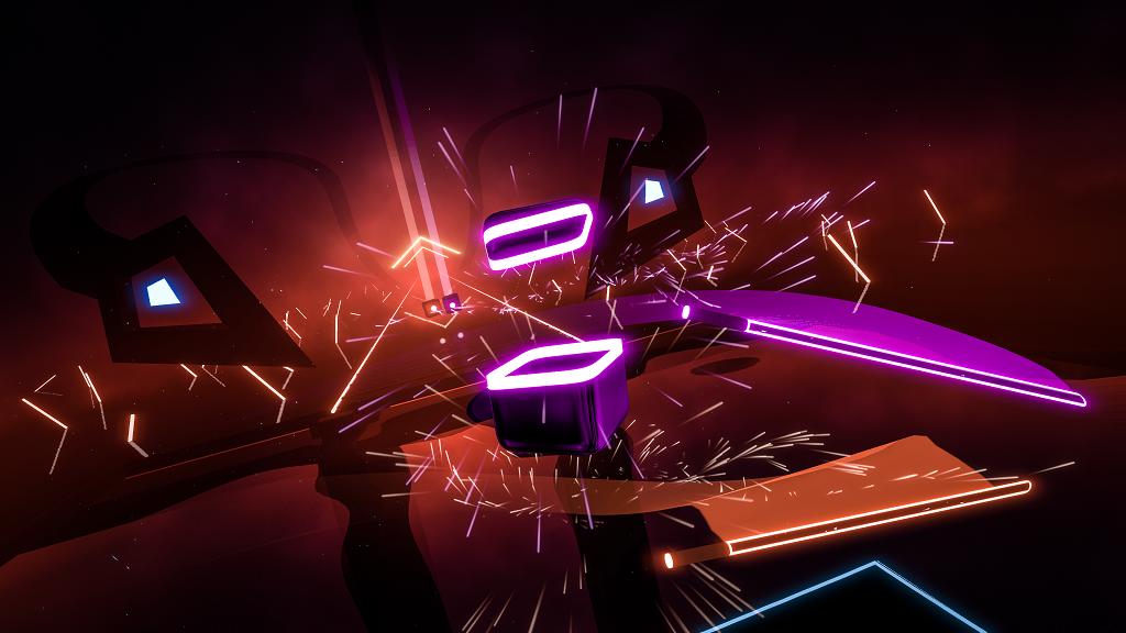 VRinHistory's tweet photo. This day in #VR history: @BeatGamesStudio launched the VR phenomenon #BeatSaber two years ago today! https://t.co/YTFCFBUnmP