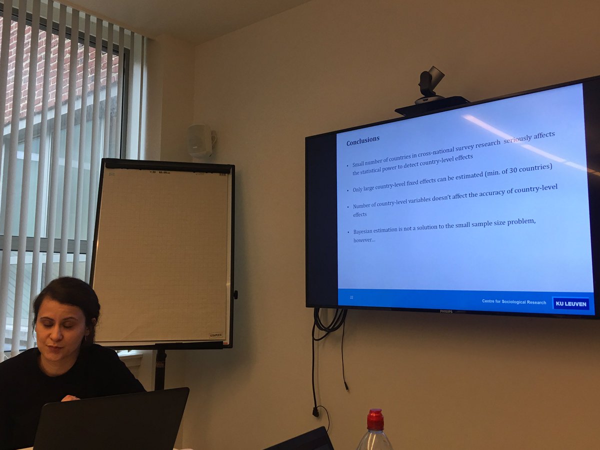 Amélie Godefroidt (@agodefroidt) on Twitter photo Meth-Lab is on 🔥 again! This time, <a href="/elenadamian3/">Elena Damian, PhD</a> gives a very insightful talk about #poweranalysis for cross-national research based on a well-thought Monte Carlo simulation study with <a href="/meuleb/">Bart Meuleman</a> and Wim van Oorschot. Meth-Lab is on 🔥 again! This time, <a href="/elenadamian3/">Elena Damian, PhD</a> gives a very insightful talk about #poweranalysis for cross-national research based on a well-thought Monte Carlo simulation study with <a href="/meuleb/">Bart Meuleman</a> and Wim van Oorschot.