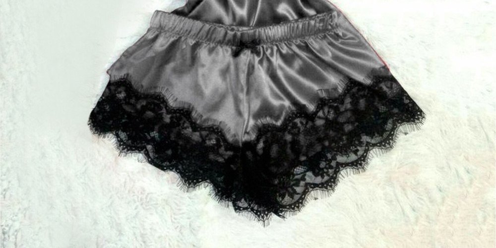 intimatesdirect's tweet image. #sexy Lace Trim Satin Cami Top Set