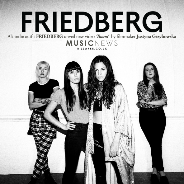 bizzarremag's tweet photo. Alt-indie outfit @friedbergmusic Music are poised to unveil a brand new visual with the arrival of ‘Boom’, shot entirely on 16mm film by filmmaker Justyna Grzybowska:
https://t.co/RxNZde9JlR

@LuciusCopacetic https://t.co/KxC55vJKkw