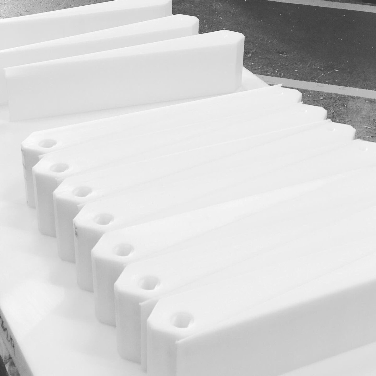 Fish flippers!!! Designed, manufactured and going out of the factory today for delivery in Cambridge. #fishinglife #Manufacturing #Designer