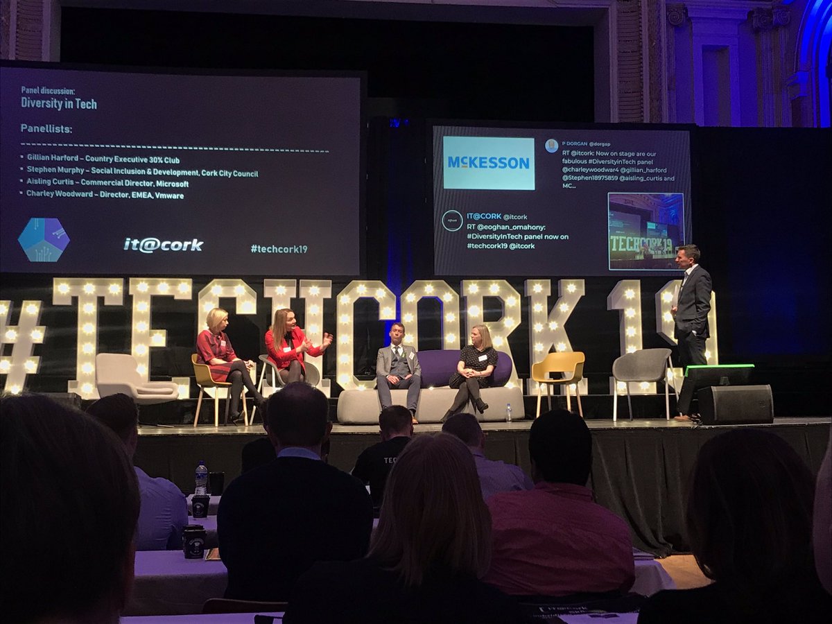 Great discussion on diversity at #TechCork19 <a href="/itcork/">EveryNewBaby</a> bring your best self to work everyday