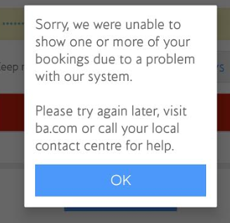AliceVernice's tweet photo. @British_Airways Hi Raj, tried, no luck, see screenshots. I've tried from the website as well and no bookings showing at all. https://t.co/cRO500rduh