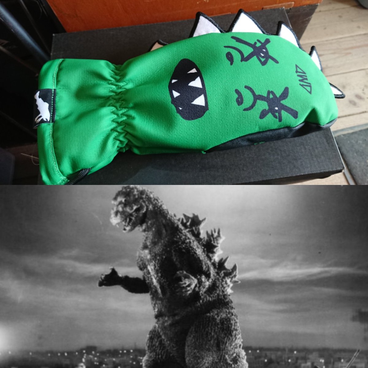 ozawa_store's tweet photo. これがGODZILLAをイメージしてたって始めて知ったw
#salmonarms #DinosaursWillDie https://t.co/ukn9H8iwvK