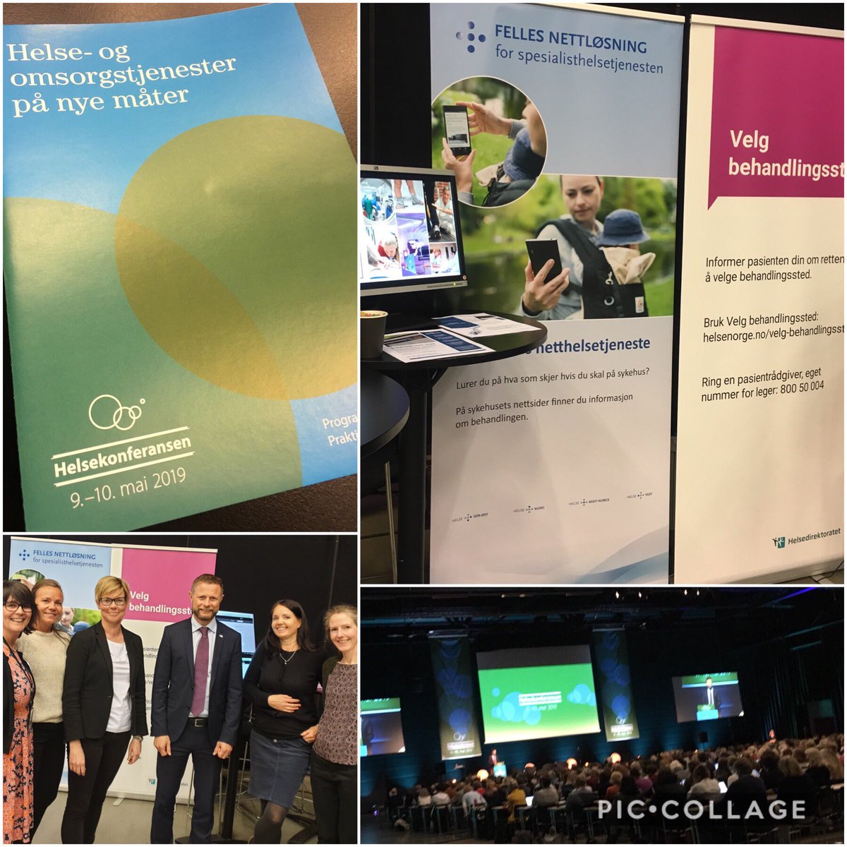 Behandlingsinfo på sykehusene og informasjon fra velg behandlingssted henger sammen - det viser vi på #helsekonf 2019 @helsesorost <a href="/HelseVest/">Helse Vest</a> @HelseMidtNorge @HelseNord <a href="/Helsedir/">Helsedirektoratet 🇸🇯 Directorate of Health</a>