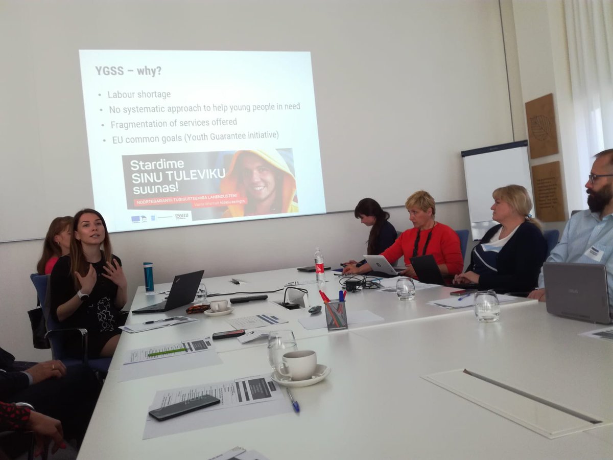 AEIDL's tweet photo. #ESFThematicNetwork on #YouthEmployment is meeting in Tallinn, #Estonia 🇪🇪, for a closer look on #ESF project that developed digital system to reach out to youth who are not in #education, #employment or #training. #ESFTransnationality https://t.co/qSNuRcy5Yh