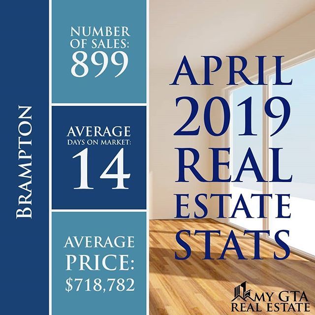 Brampton Real Estate Statistics as reported by the Toronto Real Estate Board for the month of April 2019.

#MyGTARealEstate #GTARealEstate #peel  #peelregion #peelrealestate  #bramptonontario #bramptonhomes #bramptonlife #bramptonrealtor #downtownbrampton #brampton #gtareale…