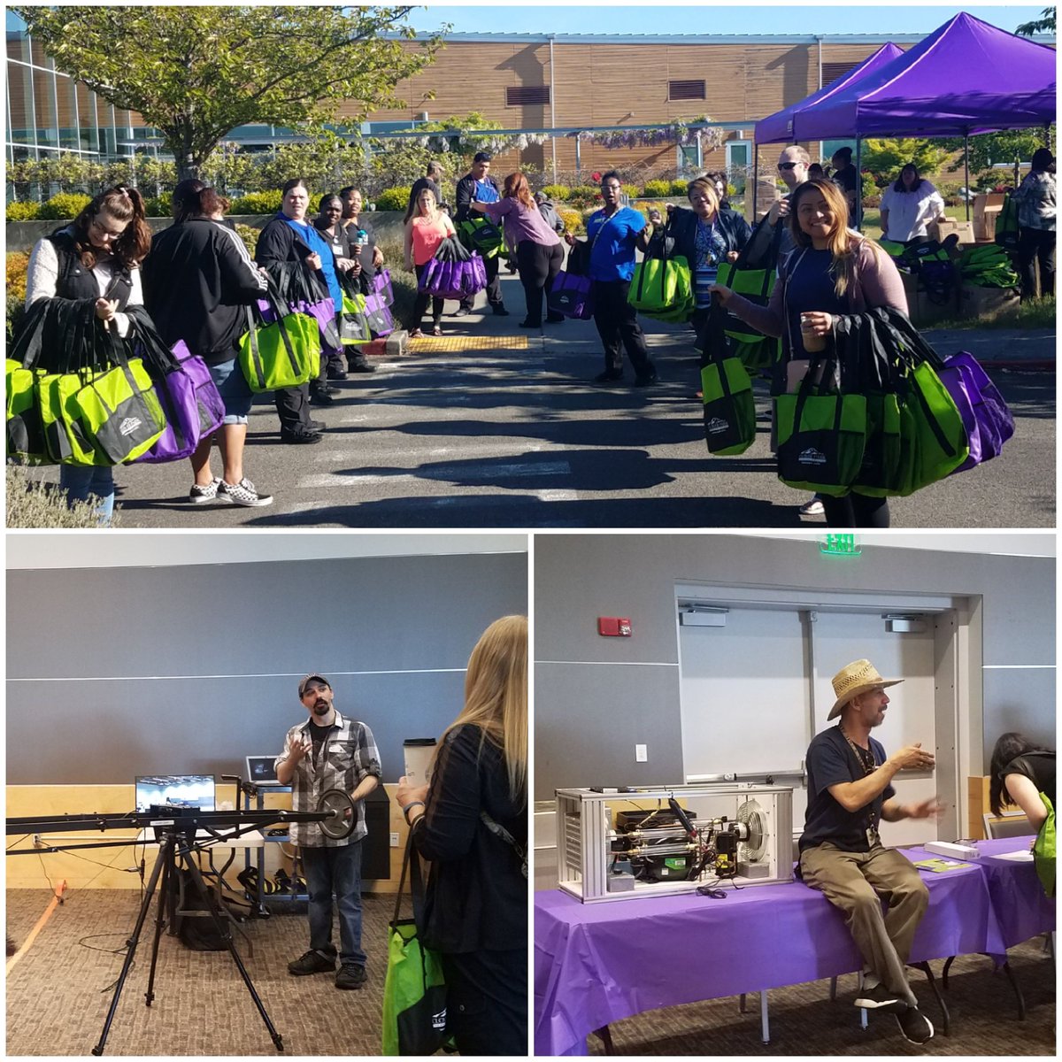 CloverParkTech's tweet photo. CPTC is hosting it's annual Career Conference today! Over 2000 students from area high schools are on campus to check out our 40+ programs!
#respect4tech #CPTCyourself https://t.co/a1u7wa4CBs