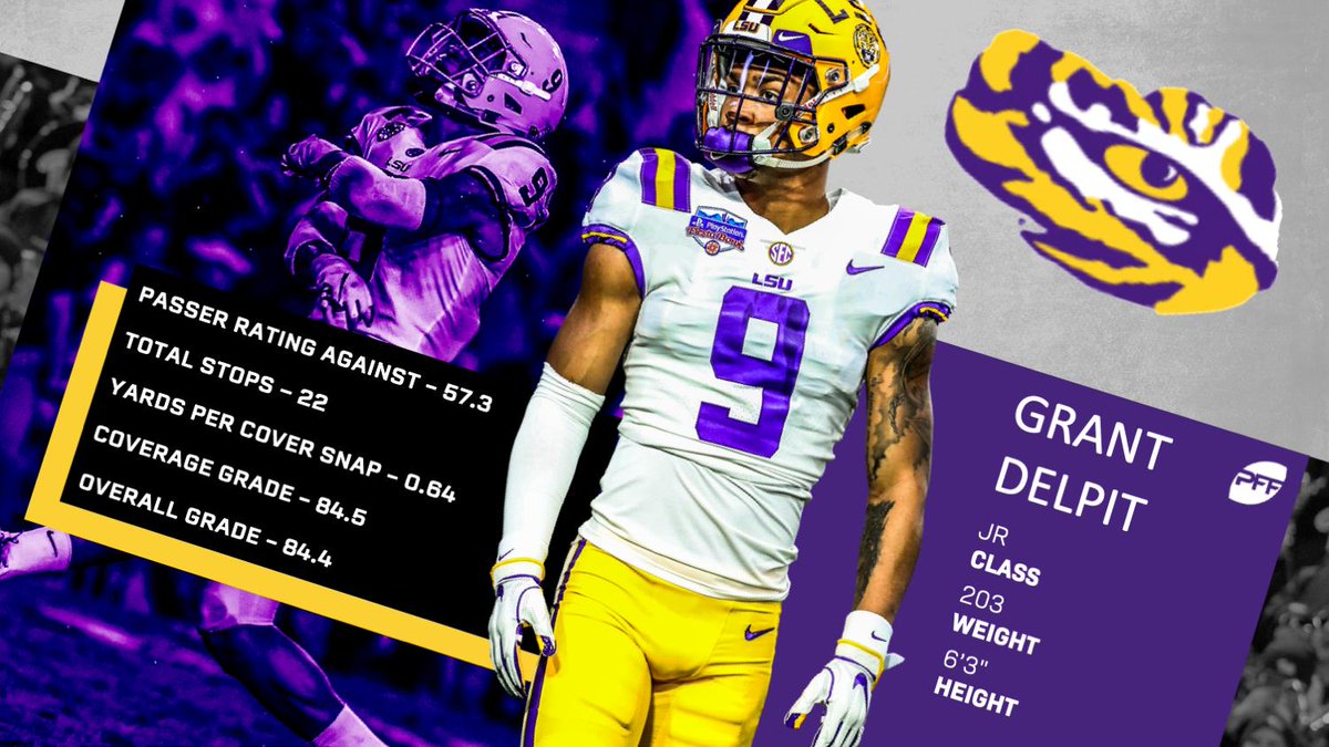 Pff College On Twitter Grant Delpit Was An Absolute