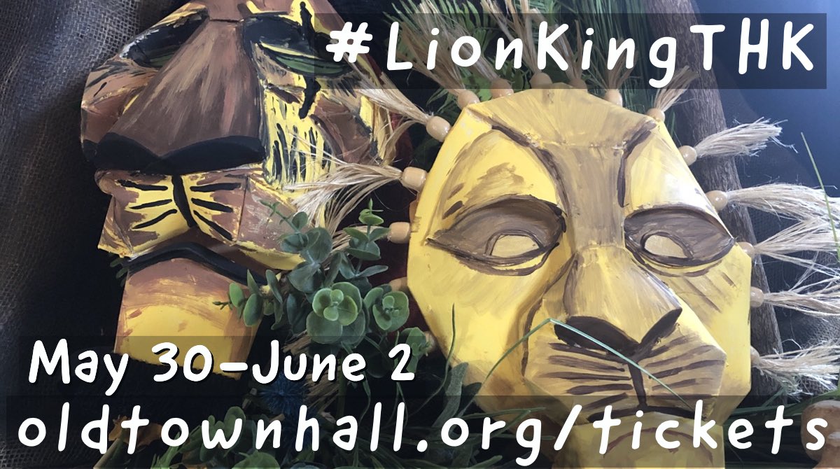 #LionKingTHK tix are selling quickly, folks! If you plan to see #TownHallKids’ 14th season show, visit the Hall or oldtownhall.org/tickets. <a href="/__justimagine/">Nikki Campbell Schram</a> and her team have been working hard to bring this spectacular musical together, &amp; it’s almost stage-ready!