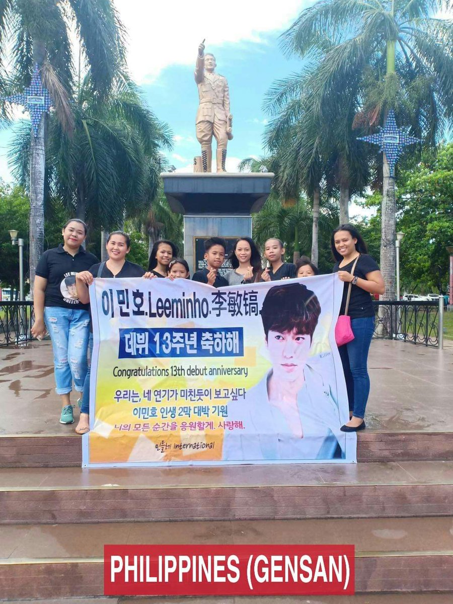 Congratulations 13th debut anniversary.
#generalsantoscity
#manila
#hongkong
#philippines
#LMHUnitedPH #AlwaysWithLeeMinHo #LeeMinHo #이민호
@ActorLeeMinHo
@lovely_mino_7